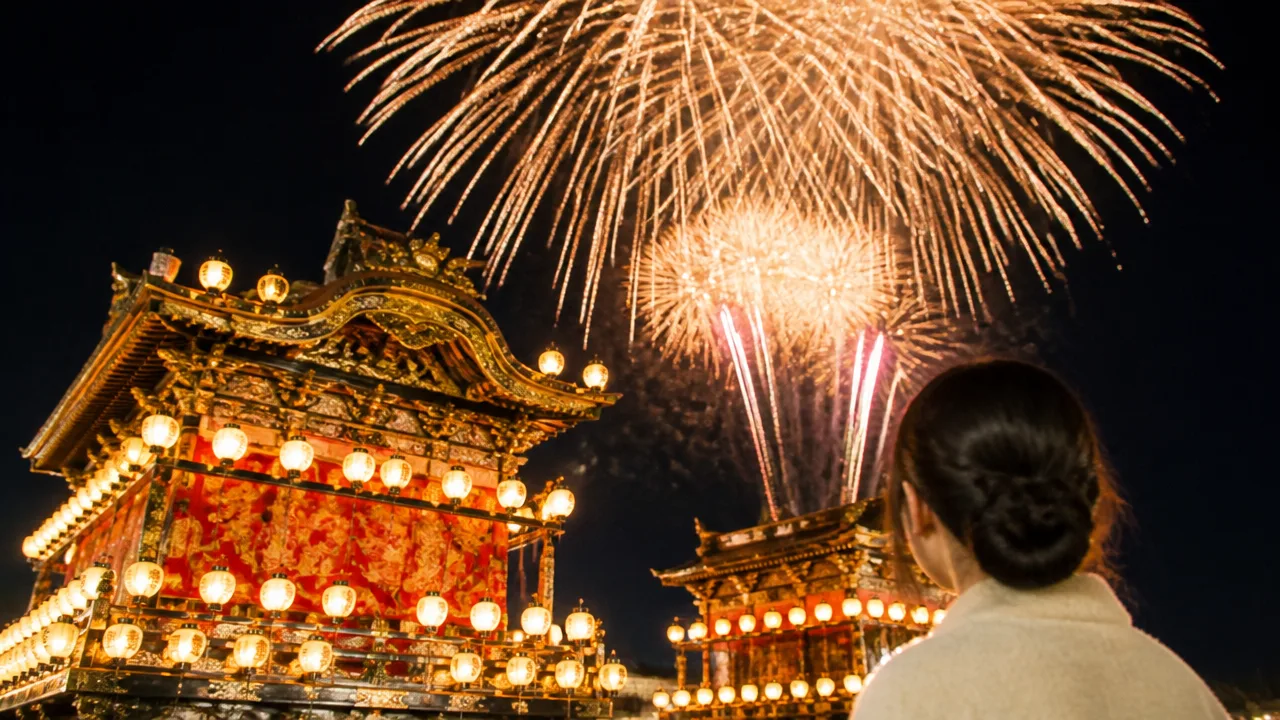 秩父夜祭の花火を家族で楽しむための時間・見どころ・観覧ポイント
