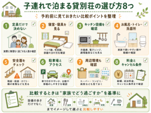 子連れで泊まる貸別荘の選び方8つ