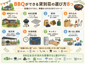BBQができる貸別荘の選び方8つ
