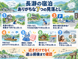 長瀞の宿泊でありがちな7つの見落とし